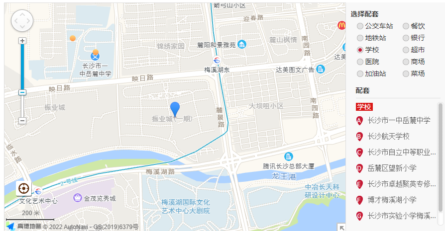岳麓区振业城法拍房 梅溪湖板块振业城双学位房